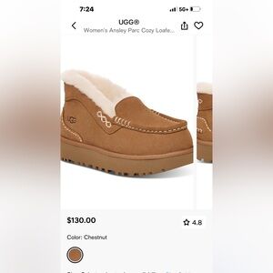 UGG Ansley Parc on chestnut.